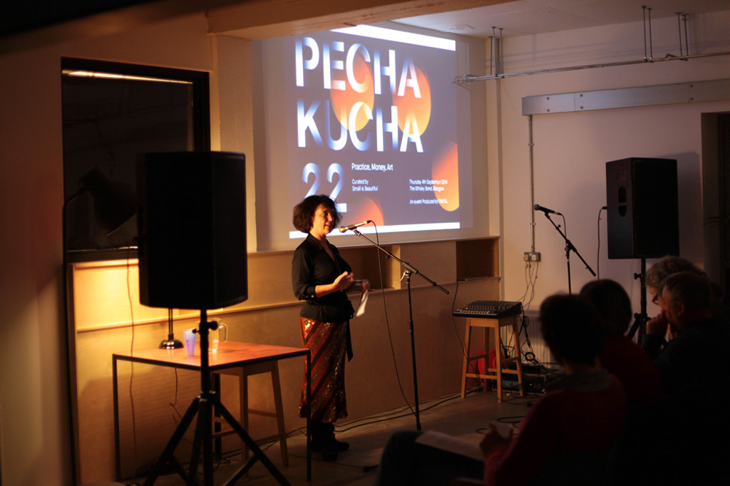 TAKTAL produced event and talk Pecha Kucha in Glasgow curated by Small is Beautiful